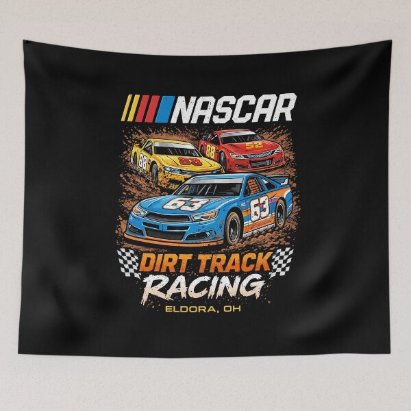 Item preview, NASCAR Dirt Track Racing Eldora Poster designed and sold by Matinez Pink.