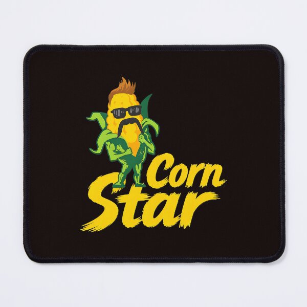 Item preview, Corn Star Funny Food Pun Character  designed and sold by Scratch-Rainbow.