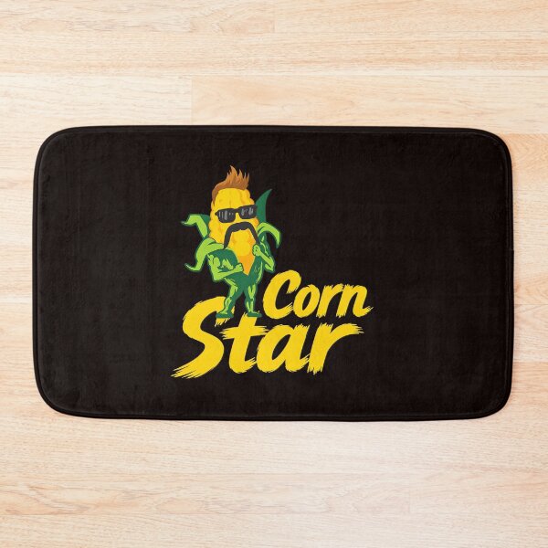 Item preview, Corn Star Funny Food Pun Character  designed and sold by Scratch-Rainbow.