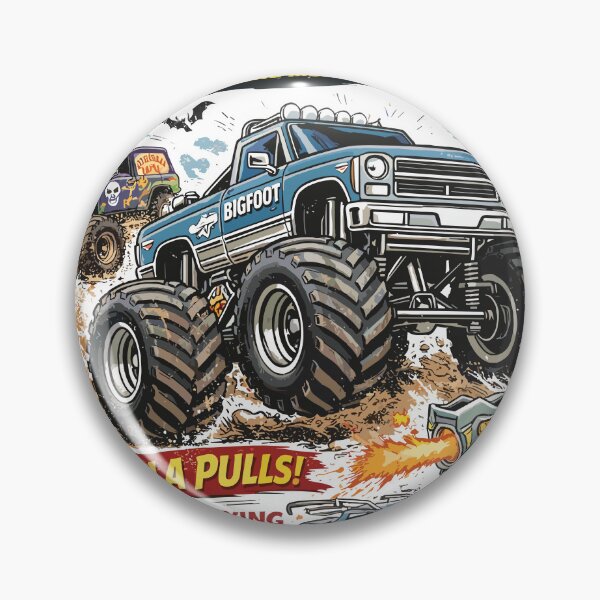 Item preview, Monster Truck Magazine Bigfoot Poster designed and sold by Matinez Pink.
