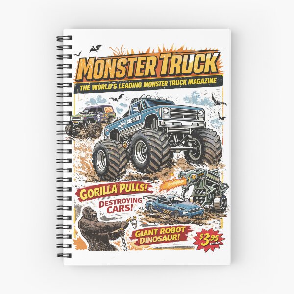 Item preview, Monster Truck Magazine Bigfoot Poster designed and sold by Matinez Pink.
