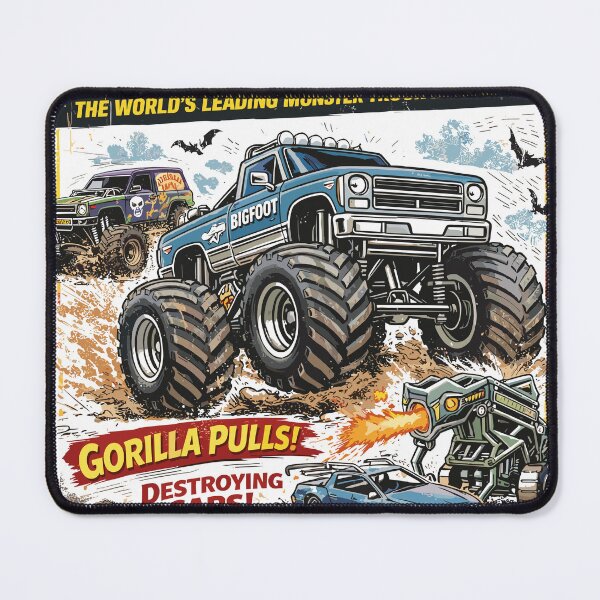 Item preview, Monster Truck Magazine Bigfoot Poster designed and sold by Matinez Pink.