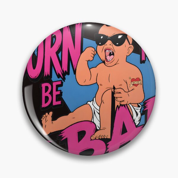Item preview, Born To Be Bad Mohawk Baby Retro  designed and sold by Scratch-Rainbow.