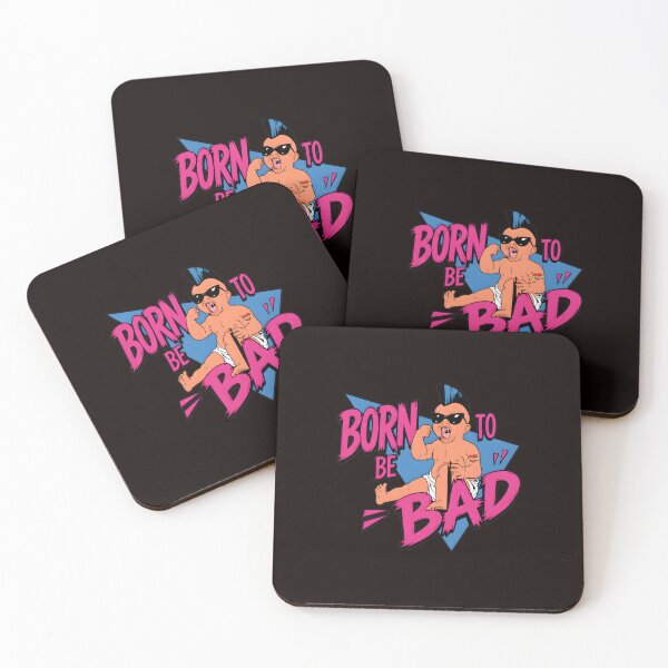 Item preview, Born To Be Bad Mohawk Baby Retro  designed and sold by Scratch-Rainbow.