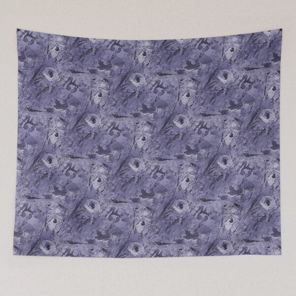 Item preview, Abstract Spring Monochromatic Floral Garden in Purple designed and sold by Artistestella.