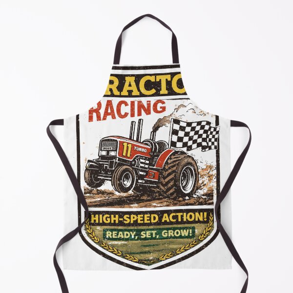 Item preview, High Speed Action Tractor Racing Poster designed and sold by Matinez Pink.