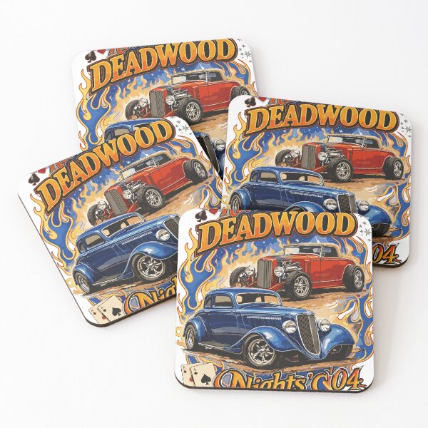 Item preview, Hot Rod Deadwood Nights '04 South Dakota Poster designed and sold by Matinez Pink.