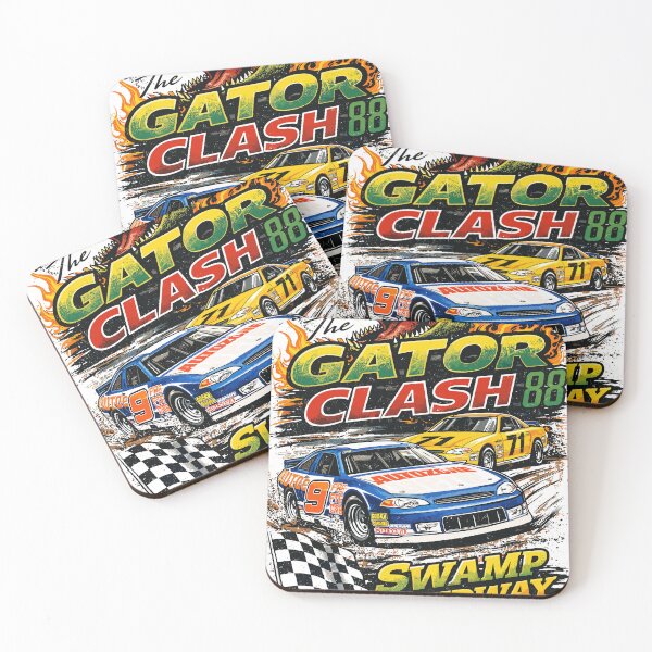 Item preview, Gator Clash 88 Swamp Speedway Poster designed and sold by Matinez Pink.