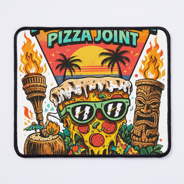 Item preview, Tiki Party Pizza Joint Torched Poster designed and sold by Matinez Pink.