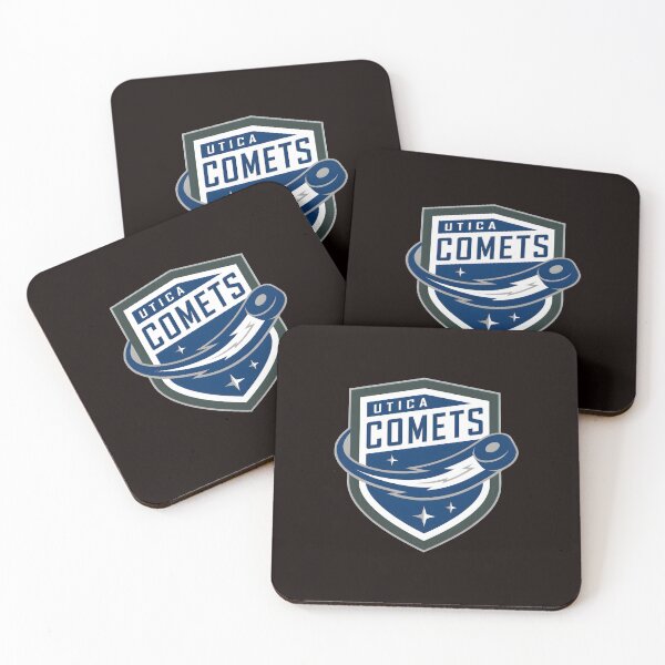 Aperçu de l'œuvre Emblème de hockey des Comets d'Utica créée et vendue par Scratch-Rainbow.