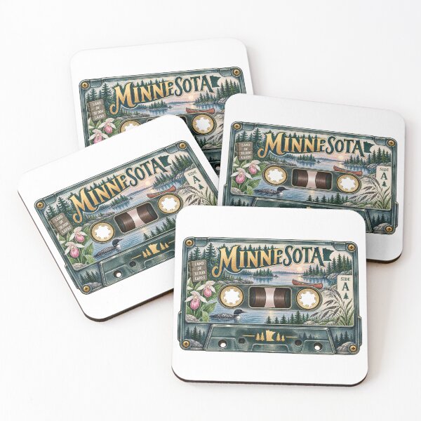 Item preview, Minnesota Retro Cassette Tape designed and sold by Whimspired By Paxx.
