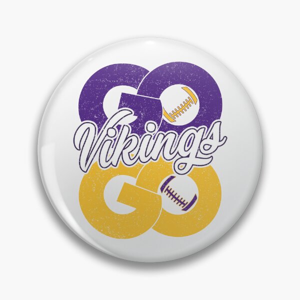 Item preview, Vintage Go Vikings Go Distressed Minnesota Football designed and sold by Floral Vintage.