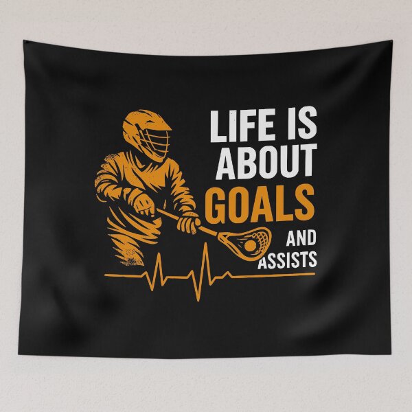 Item preview, lacrosse quote designed and sold by kiakuki.
