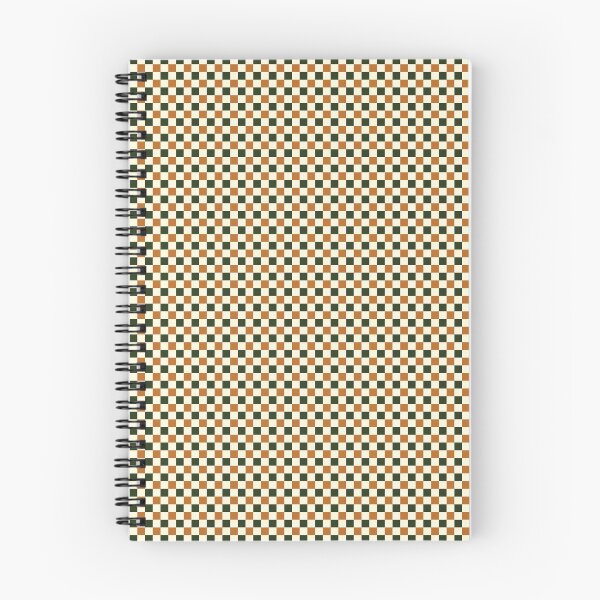 Item preview, Checkered //Retro Checkerboard //Forest Green //Burnt Orange// Geometric //Plaid // xsmall designed and sold by DColourMuse.