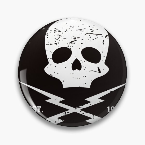 Item preview, Stuntman Mike's Professional Driving School Skull Lightning designed and sold by Scratch-Rainbow.