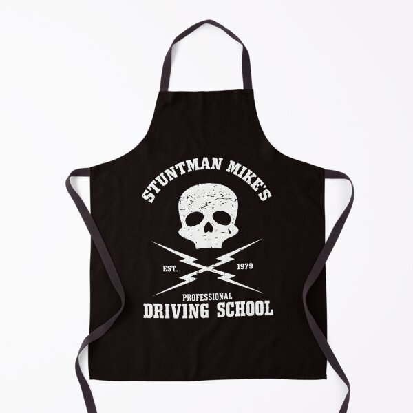 Item preview, Stuntman Mike's Professional Driving School Skull Lightning designed and sold by Scratch-Rainbow.