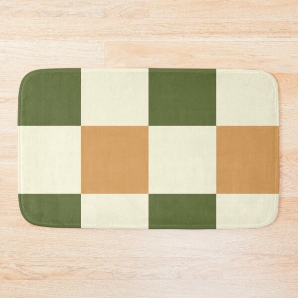 Item preview, Checkered //Retro Checkerboard // Soft Olive Green // Terracotta // Geometric //Plaid // Xlarge designed and sold by DColourMuse.