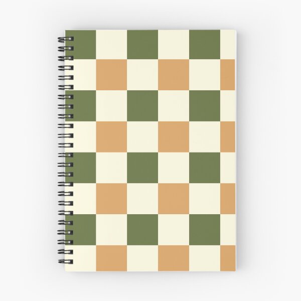 Item preview, Checkered //Retro Checkerboard // Soft Olive Green // Terracotta // Geometric //Plaid // large designed and sold by DColourMuse.