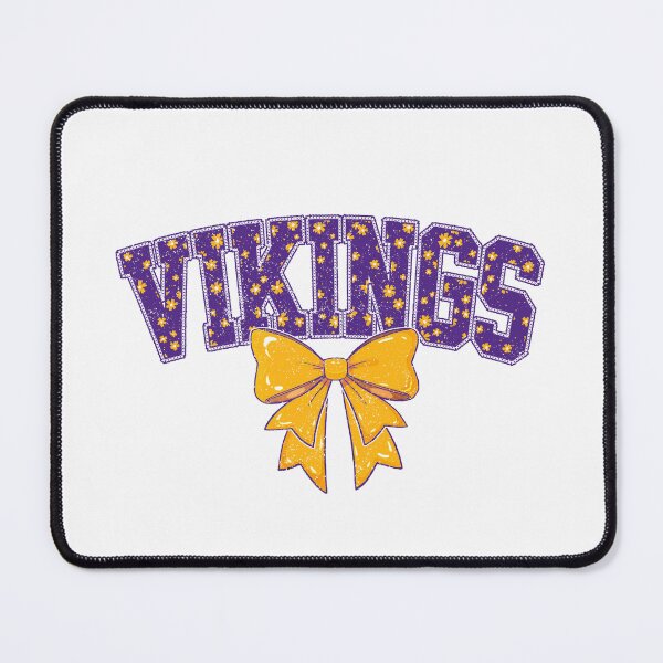 Item preview, Vikings Floral Coquette Bow Football Fan Spirit designed and sold by RockTheFeal.