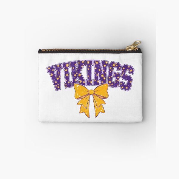 Item preview, Vikings Floral Coquette Bow Football Fan Spirit designed and sold by RockTheFeal.
