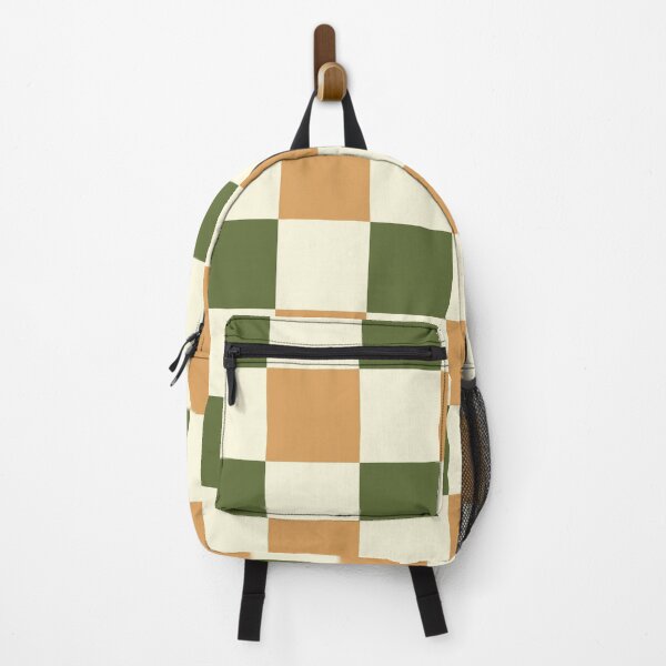 Item preview, Checkered //Retro Checkerboard // Soft Olive Green // Terracotta // Geometric //Plaid // large designed and sold by DColourMuse.