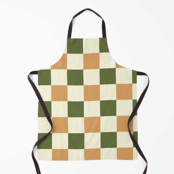 Item preview, Checkered //Retro Checkerboard // Soft Olive Green // Terracotta // Geometric //Plaid // large designed and sold by DColourMuse.