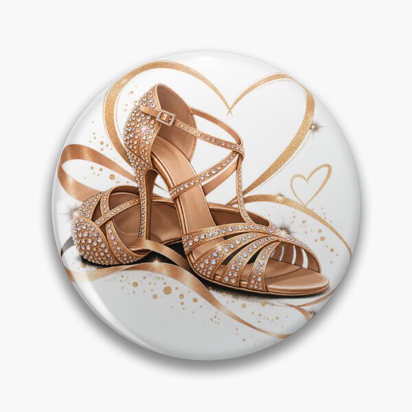 Item preview, Golden Ballroom Dance Shoes designed and sold by jsavkovic.
