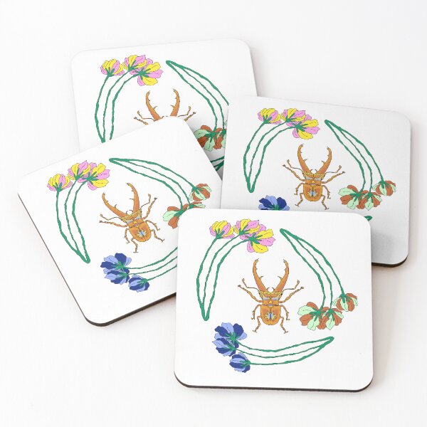 Item preview, botanical beetle designed and sold by karinconene.