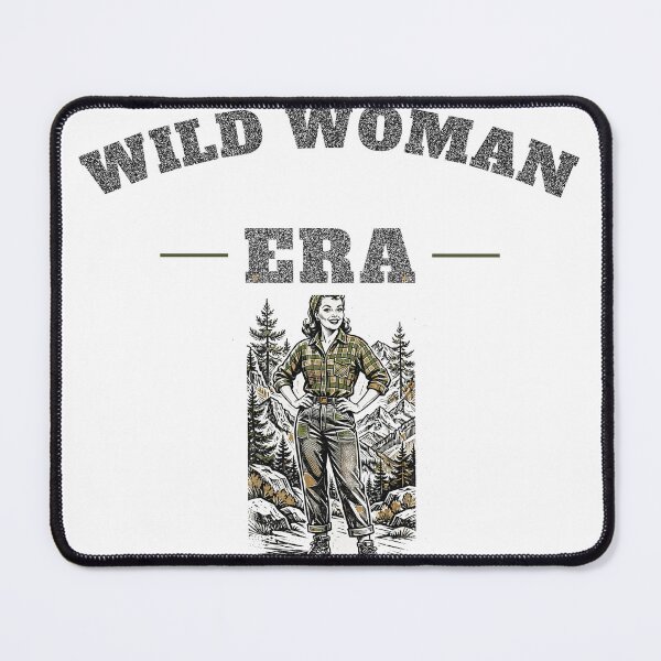 Item preview, In My Wild Woman Era Vintage Woodcut T-Shirt designed and sold by FitEnvy.