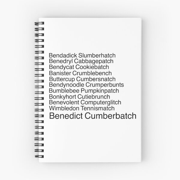Item preview, Benedict Cumberbatch designed and sold by legendmands.