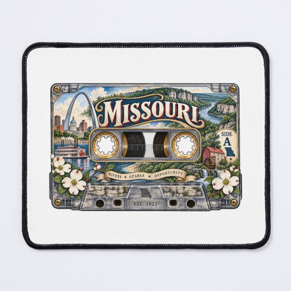 Item preview, Missouri Retro Cassette Tape designed and sold by Whimspired By Paxx.