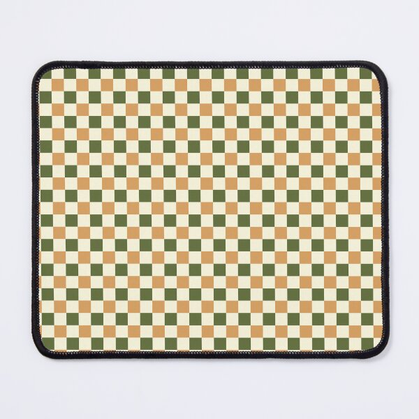 Item preview, Checkered //Retro Checkerboard // Soft Olive Green // Terracotta // Geometric //Plaid // small designed and sold by DColourMuse.