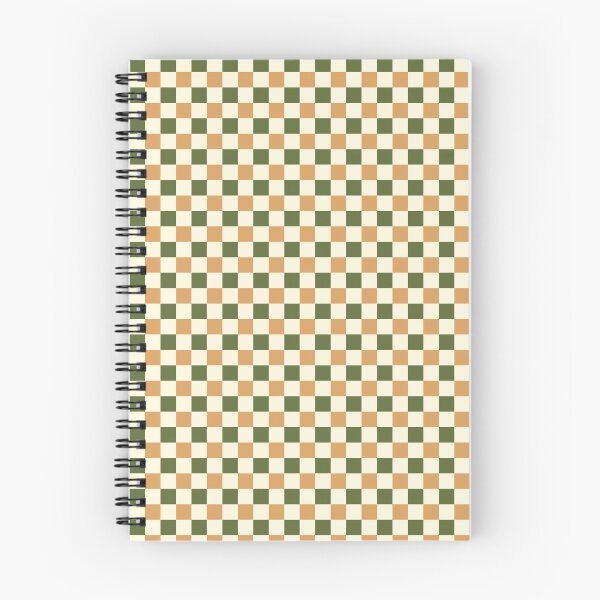 Item preview, Checkered //Retro Checkerboard // Soft Olive Green // Terracotta // Geometric //Plaid // small designed and sold by DColourMuse.