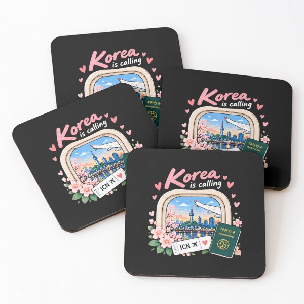 Item preview, Korea Is Calling Shirt, Korea Travel Tee, Seoul Lover Gift, South Korea Vacation Shirt, Korean Travel Gift for Women designed and sold by SunAndJune.