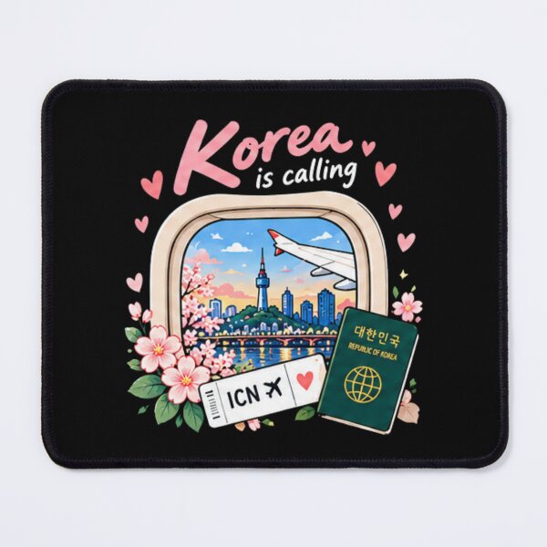 Item preview, Korea Is Calling Shirt, Korea Travel Tee, Seoul Lover Gift, South Korea Vacation Shirt, Korean Travel Gift for Women designed and sold by SunAndJune.