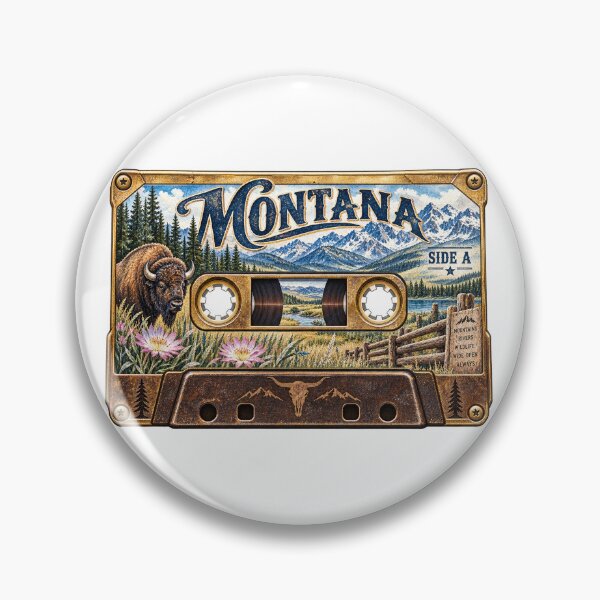Item preview, Montana Retro Cassette Tape designed and sold by Whimspired By Paxx.