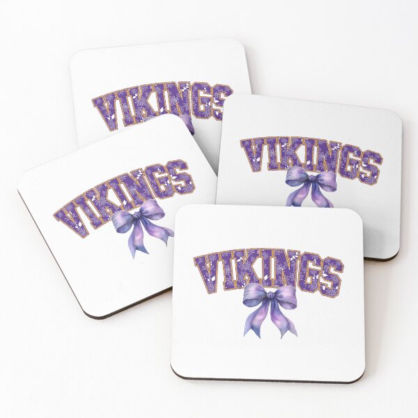 Item preview,  Vikings Floral Coquette Bow For Minnesota Football Fans designed and sold by Floral Vintage.