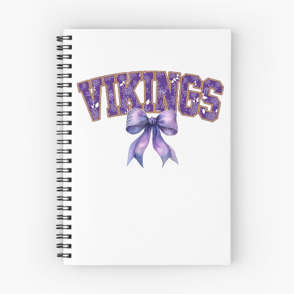 Item preview,  Vikings Floral Coquette Bow For Minnesota Football Fans designed and sold by Floral Vintage.