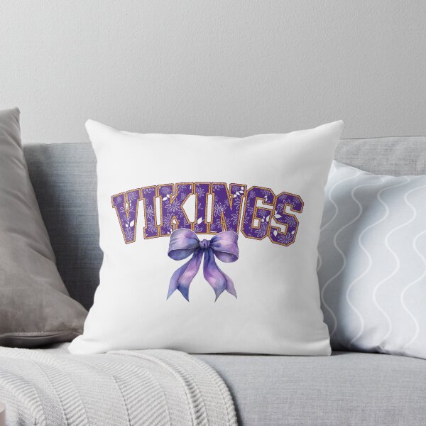 Aperçu de l'œuvre Nœud papillon floral Vikings pour les fans de football du Minnesota créée et vendue par Floral Vintage.