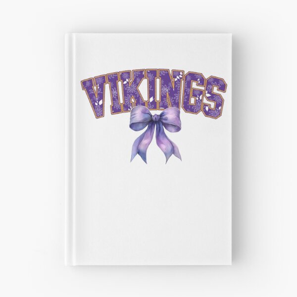 Item preview,  Vikings Floral Coquette Bow For Minnesota Football Fans designed and sold by Floral Vintage.