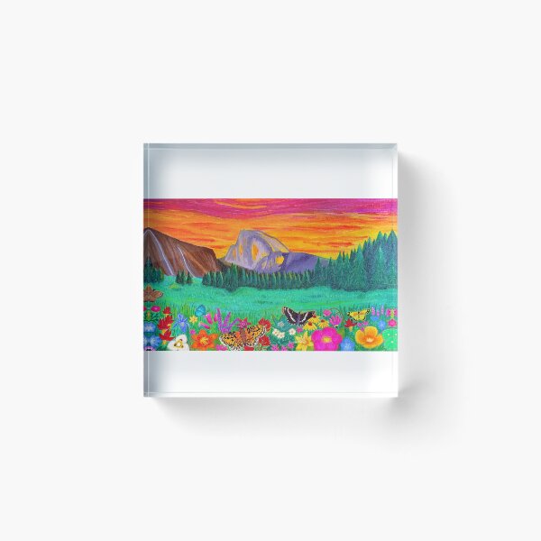 Item preview, Yosemite wildflower meadow with half dome views designed and sold by beenplanted.