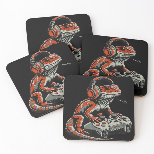 Item preview, Bearded Dragon Gamer Video Game Controller designed and sold by ilfaooran.