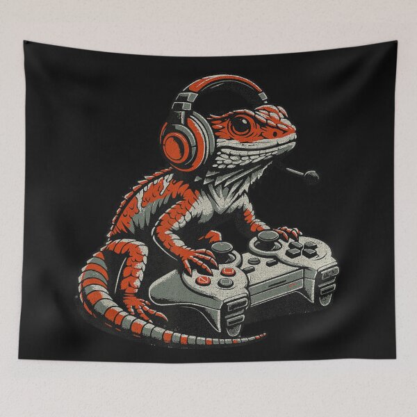 Item preview, Bearded Dragon Gamer Video Game Controller designed and sold by ilfaooran.