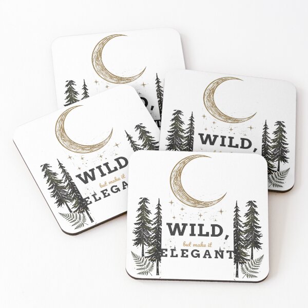 Item preview, Wild But Make It Elegant — Celestial Forest Moon Art designed and sold by FitEnvy.