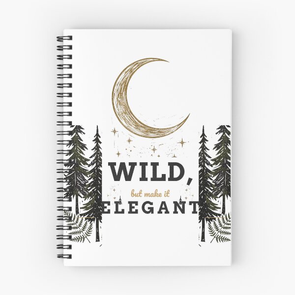 Item preview, Wild But Make It Elegant — Celestial Forest Moon Art designed and sold by FitEnvy.