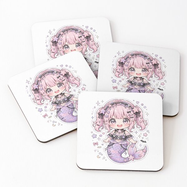 Item preview, Kawaii Pastel Goth Mermaid Starfish Princess Y2K Coquette Cute Anime designed and sold by Ladybug223.