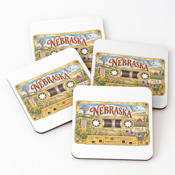 Item preview, Nebraska Retro Cassette Tape designed and sold by Whimspired By Paxx.