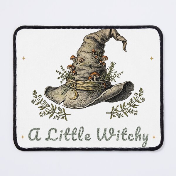 Item preview, A Little Witchy A Lot Feral Vintage Halloween T-Shirt designed and sold by FitEnvy.