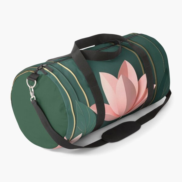 Item preview, Pink Flowers on Green Background  designed and sold by Vicky Brago-Mitchell®.