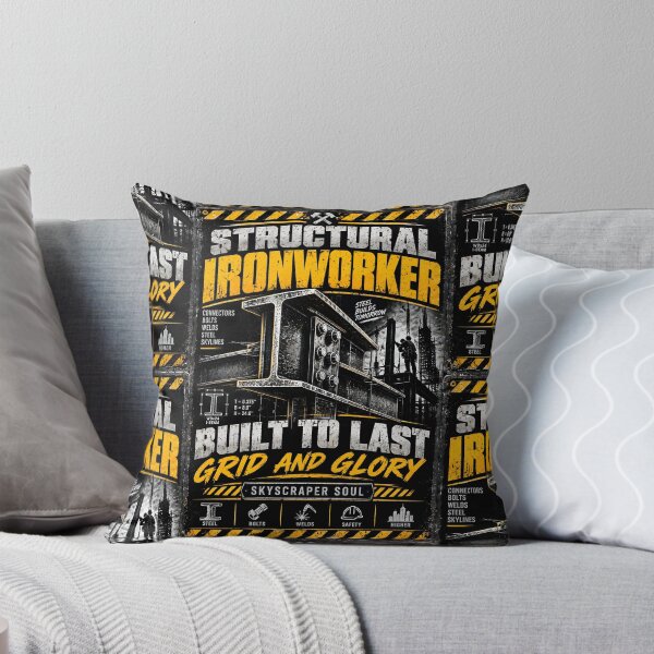 Item preview, Structural Iron worker Built To Last Steel Shirt designed and sold by StudioBilly3000.